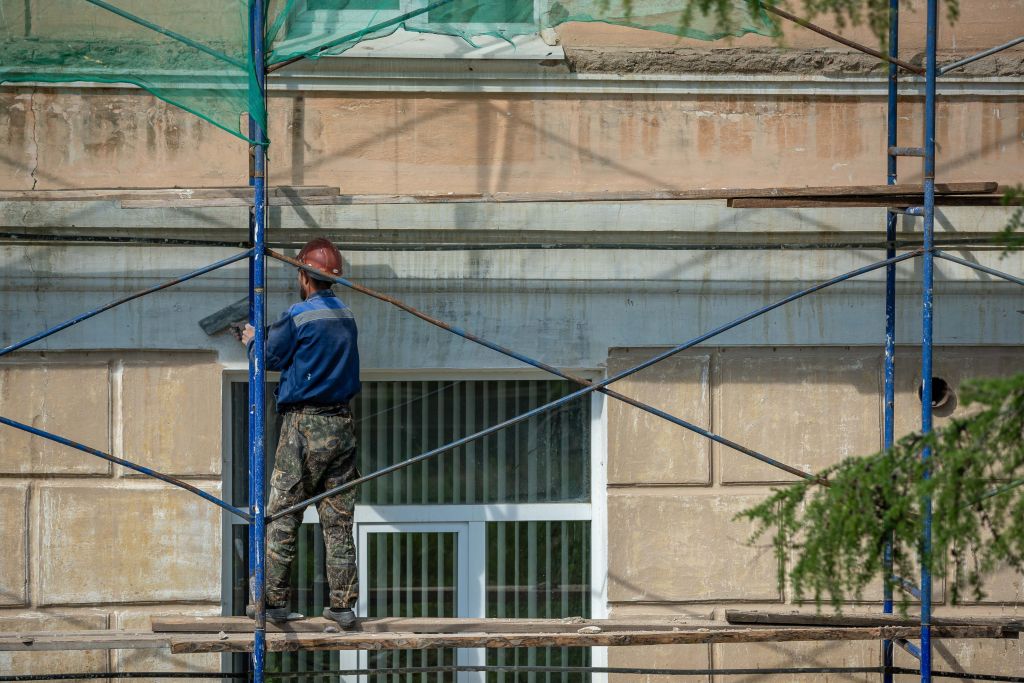 Rendering systems UK – exterior wall rendering work